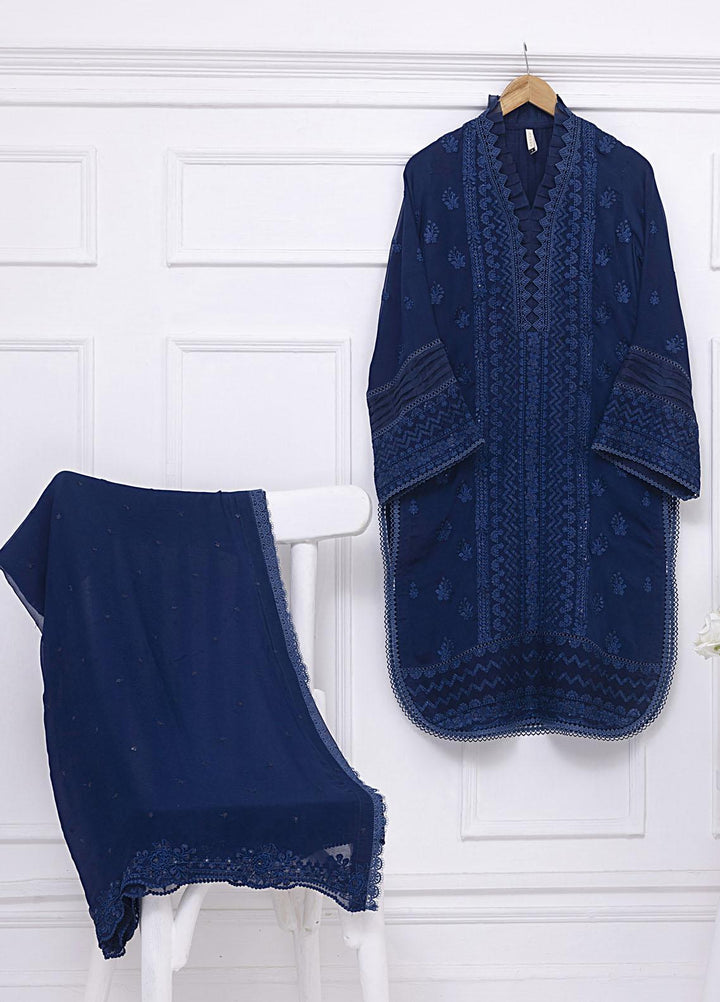 Azure Pret Embroidered Chiffon 2 Piece Suit A-113