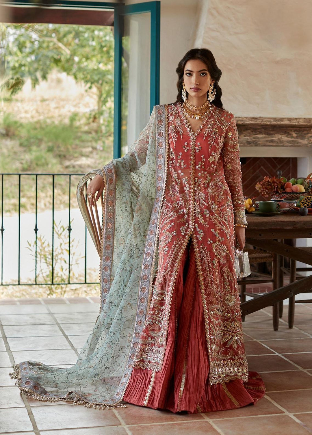 Freeshia by Suffuse Embroidered Net Suits Unstitched 4 Piece FRS22-WD2 Amaani - Wedding Collection