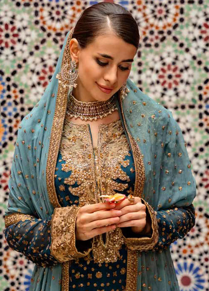 Freesia Luxury Formals Embroidered Chiffon Suit Unstitched 3 Piece FRE24L Sofia FW23520 - Formals Collection