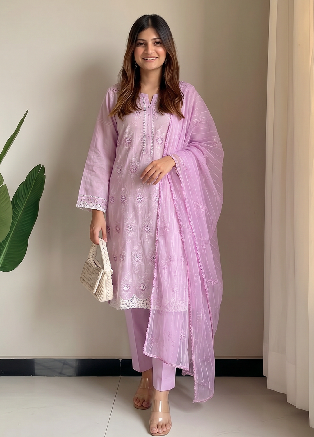 Dynasty by HZ Textiles Unstitched Embroidered Lawn 3 Piece Suit DEC - 08 Summer Collection