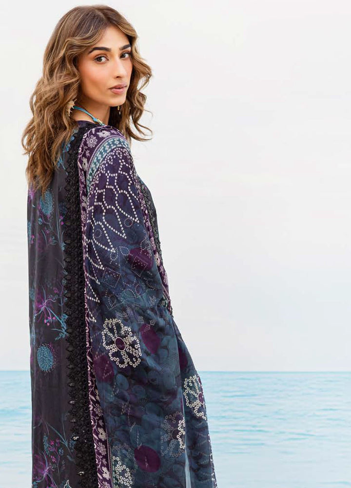 Gardenia by Nureh Embroidered N Printed Lawn Suits Unstitched 3 Piece NU25GEP NSG-193 - Summer Collection
