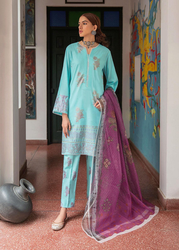 Garnet Clothing Pret Luxury Pret Screen Printed Lawn Shirt KANWAL