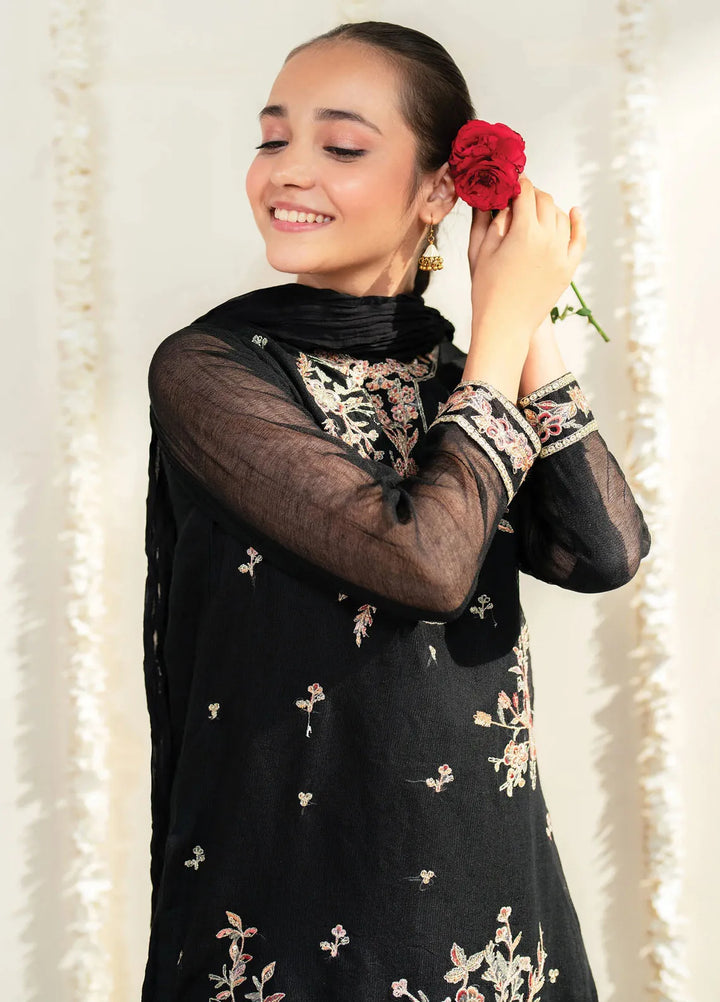 Garnet Clothing Pret Embroidered Cotton Net 3 Piece Suit Komal