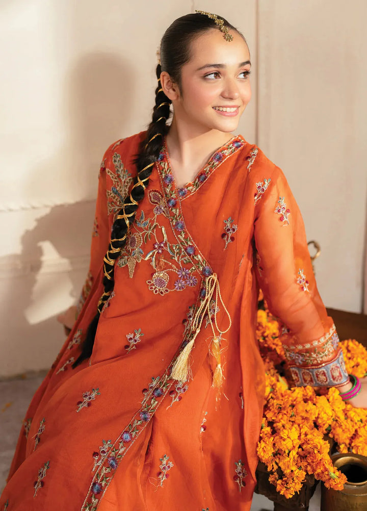 Garnet Clothing Pret Embroidered Organza 3 Piece Suit Aziza