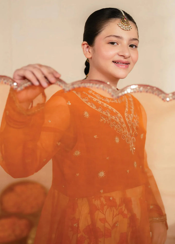Garnet Clothing Pret Embroidered Organza 3 Piece Suit Haseen