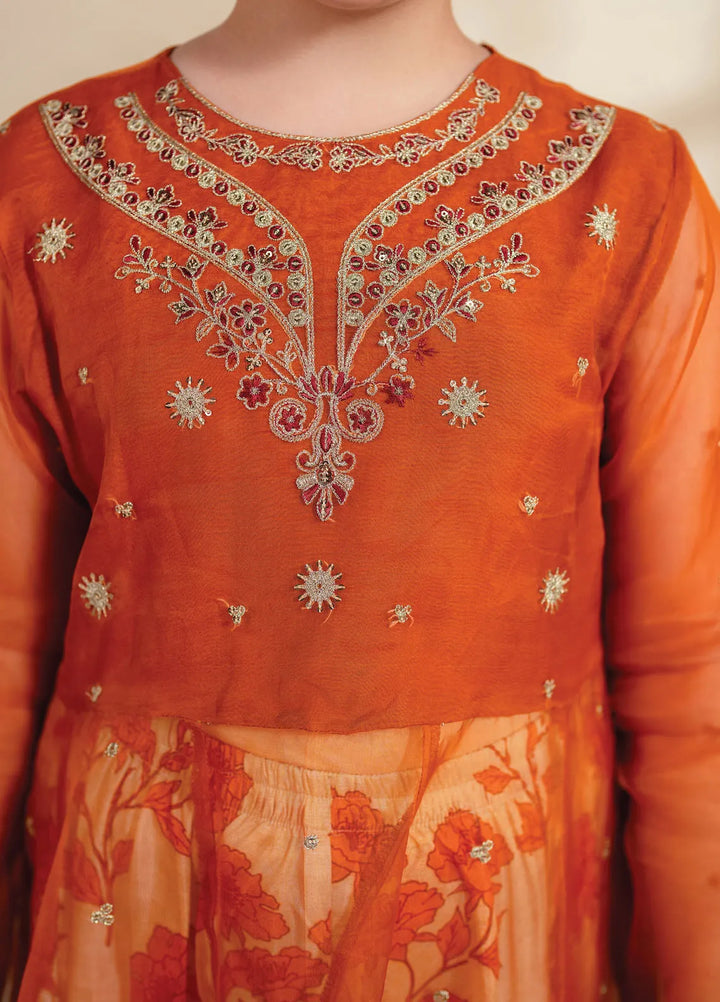 Garnet Clothing Pret Embroidered Organza 3 Piece Suit Haseen
