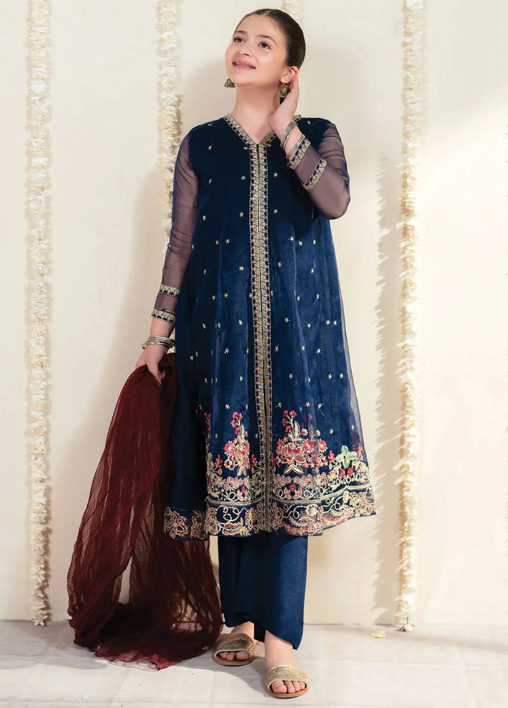 Garnet Clothing Pret Embroidered Organza 3 Piece Suit Naaz