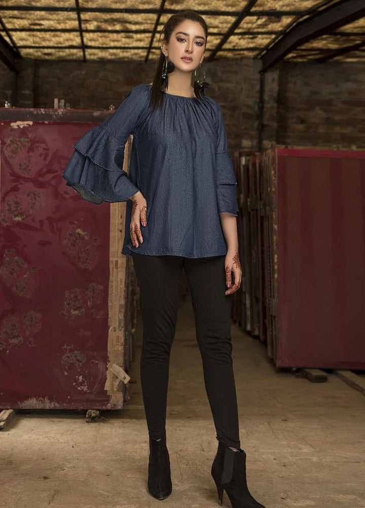 Garnet Clothing Pret Pret Fancy Denim Shirt Clover