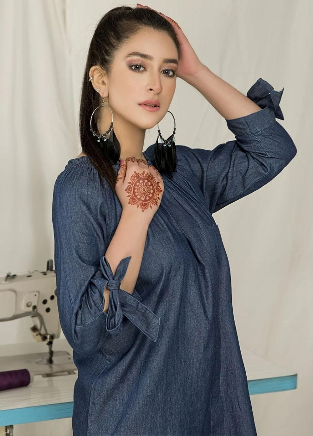 Garnet Clothing Pret Pret Fancy Denim Shirt Lima
