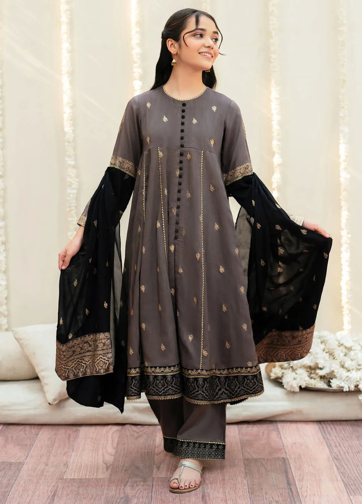 Garnet Clothing Pret Printed Viscose 3 Piece Suit Remy