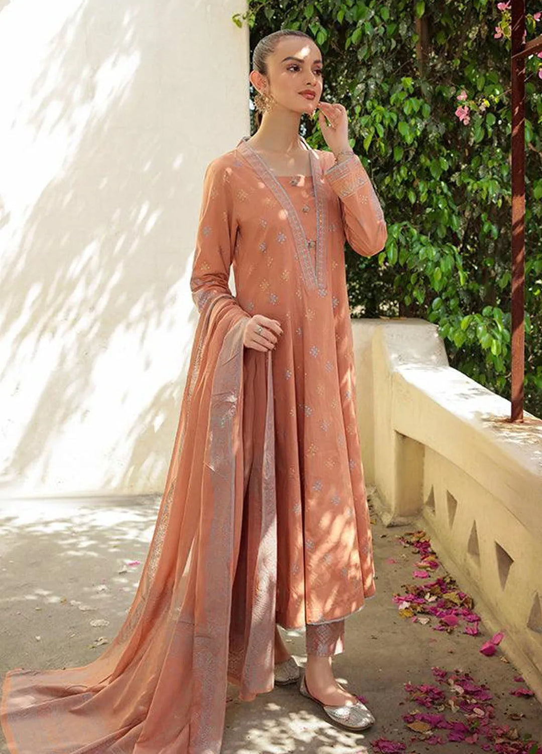 Garnet Pret Printed Cotton 3 Piece Suit Hera