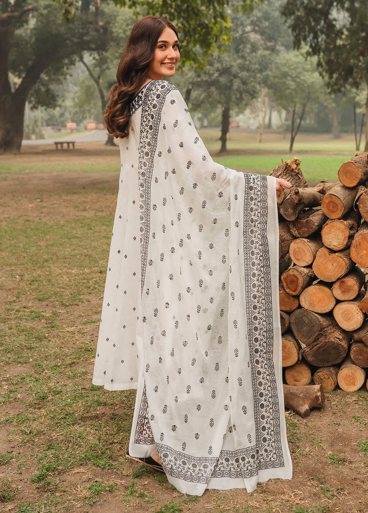 Garnet Pret Embroidered Cotton 3 Piece Suit Zeenia Durefishan Saleem