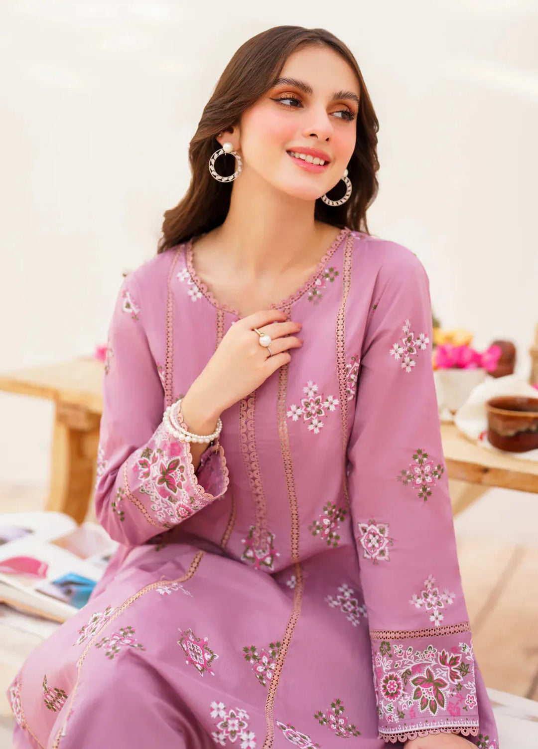 Garnet Pret Printed Dhanak 3 Piece Suit Gulzaaro