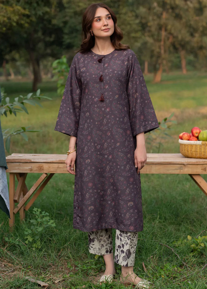 Garnet Pret Printed Khaddar 2 Piece Suit Mahonia