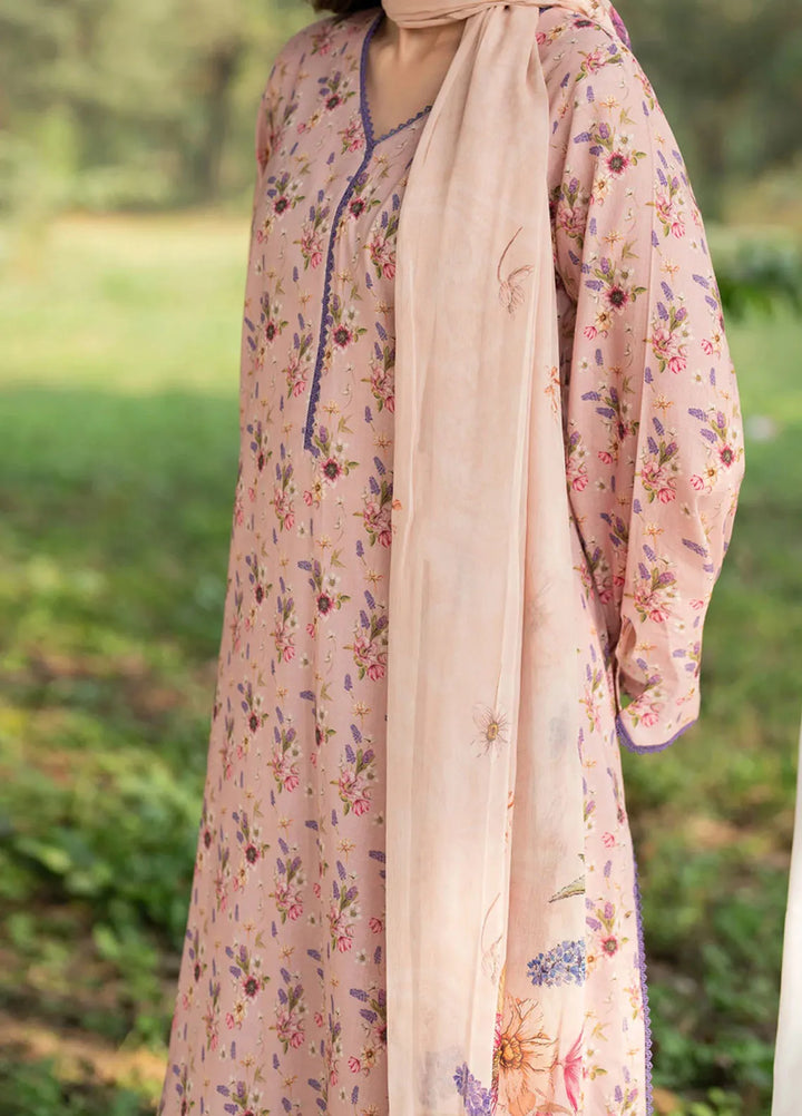 Garnet Pret Printed Khaddar 3 Piece Suit Calendula