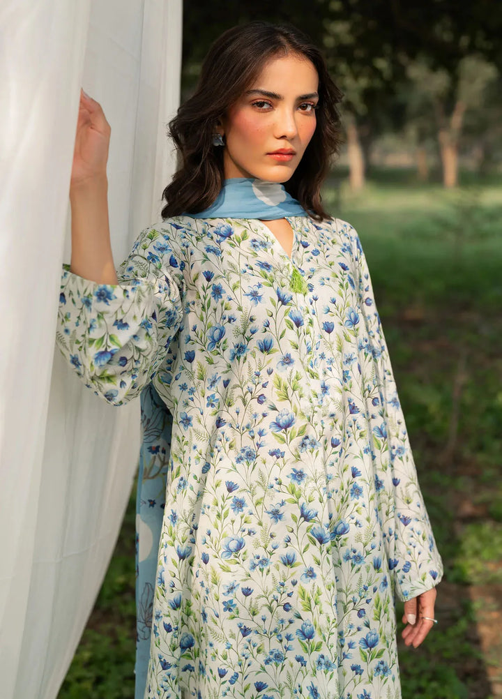 Garnet Pret Printed Khaddar 3 Piece Suit Zephyr