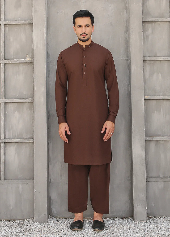 Gem Garments Embroidered Men Shalwar Kameez - Samt