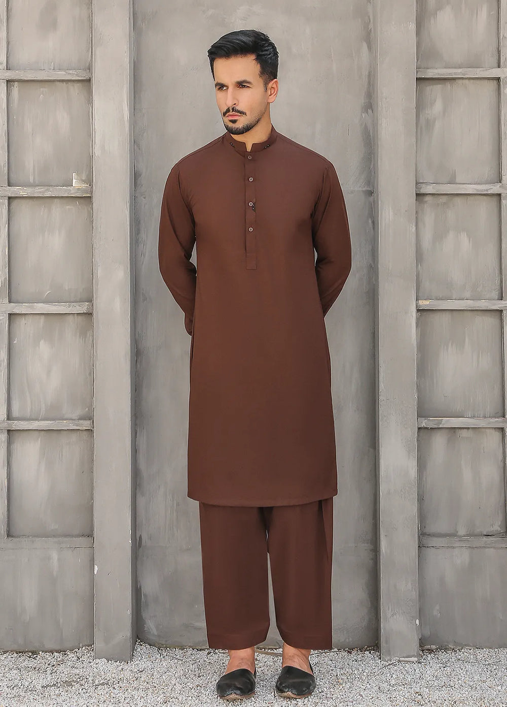 Gem Garments Embroidered Men Shalwar Kameez - Samt