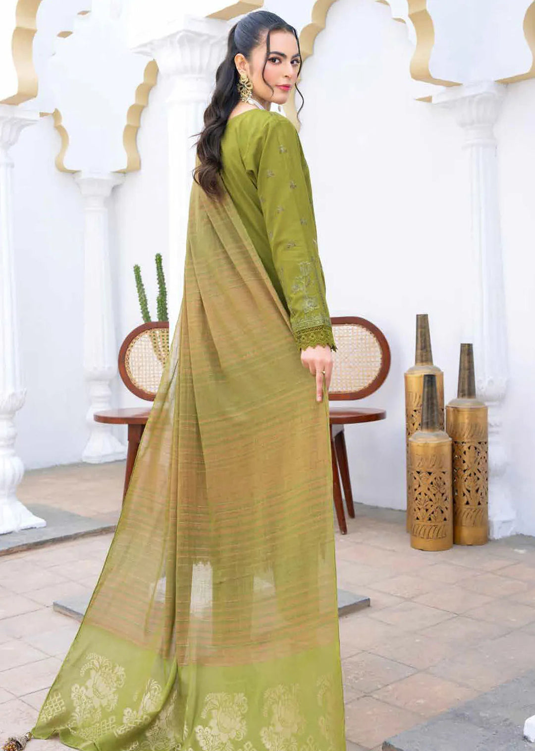 Ghazal by Riaz Arts Embroidered Lawn Suits Unstitched 3 Piece RA25GL D-02 - Summer Collection