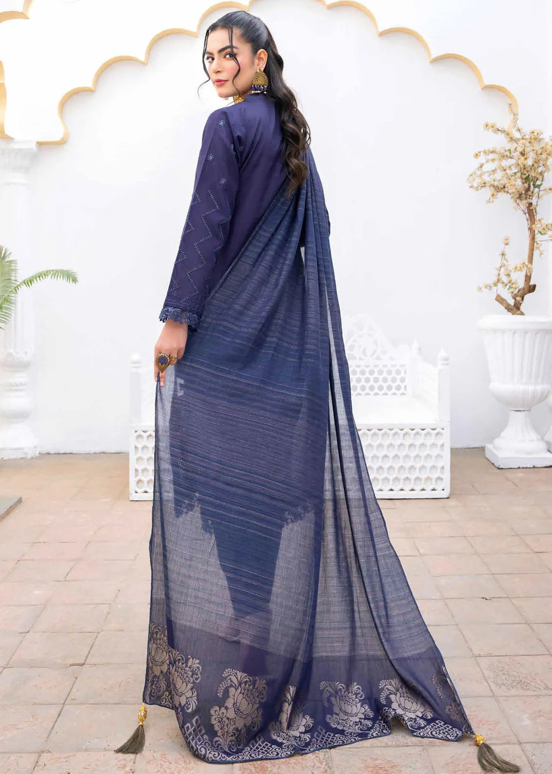 Ghazal by Riaz Arts Embroidered Lawn Suits Unstitched 3 Piece RA25GL D-05 - Summer Collection