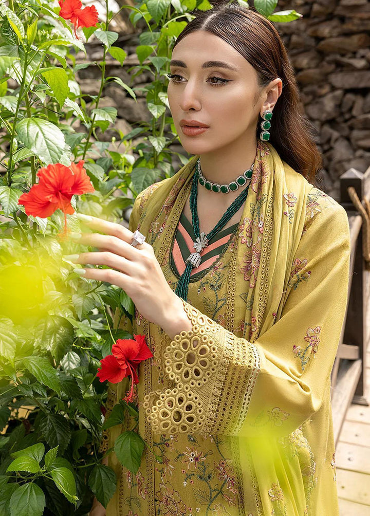 Ghuncha By Izel Embroidered Karandi Suits Unstitched 3 Piece IZL23G GEC-040 PERIDOT - Winter Collection