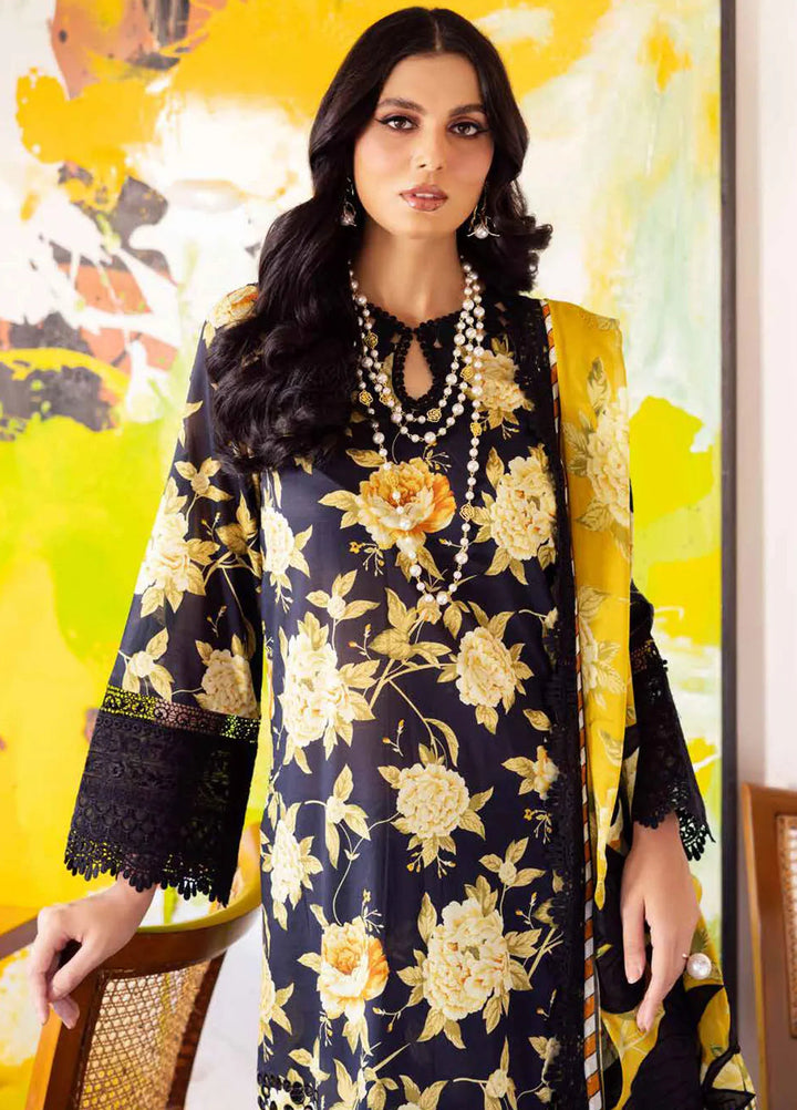 Girl Glam By Nureh Chikankari Lawn Suit Unstitched 3 Piece NU24GG GL-12 - Summer Collection