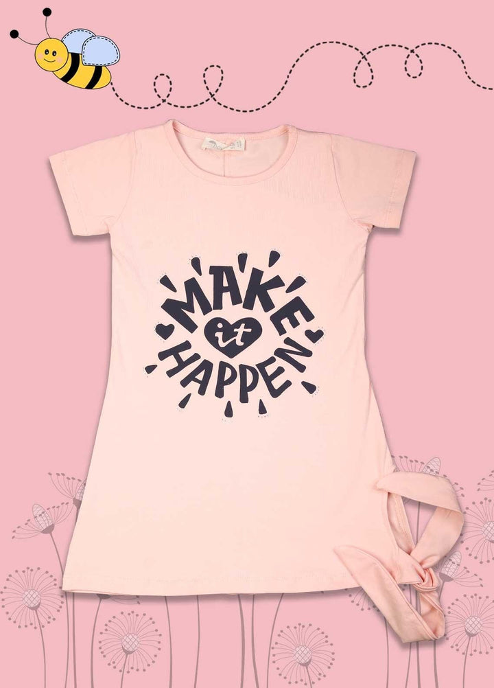 Sanaulla Exclusive Range Cotton Fancy Girls Top -  7014-0508 Pink