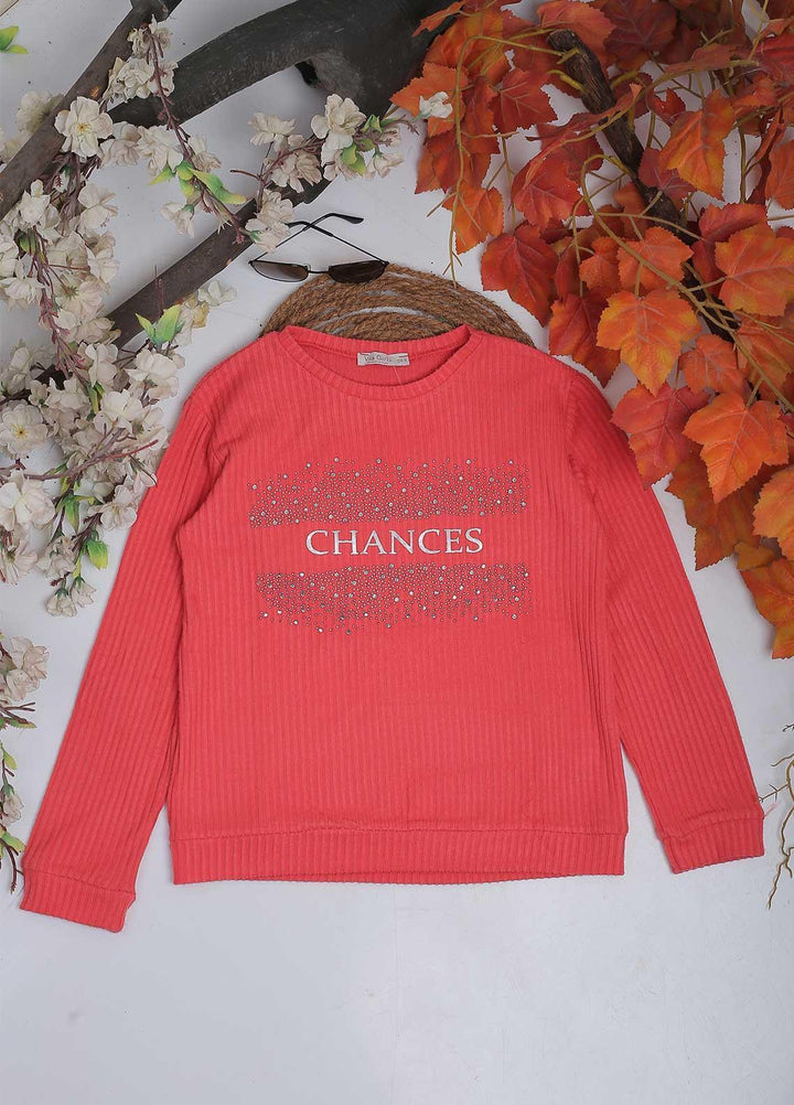 Sanaulla Exclusive Range Mix Casual Tops for Girls -  4552 Orange