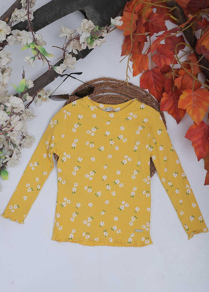 Sanaulla Exclusive Range Mix Casual Tops for Girls -  4586 Yellow