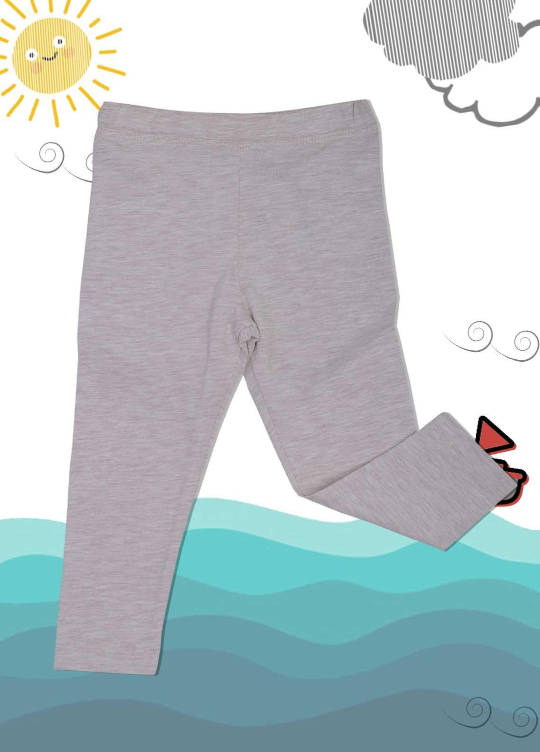 Sanaulla Exclusive Range Cotton Casual Girls Tight -  5262 Fawn