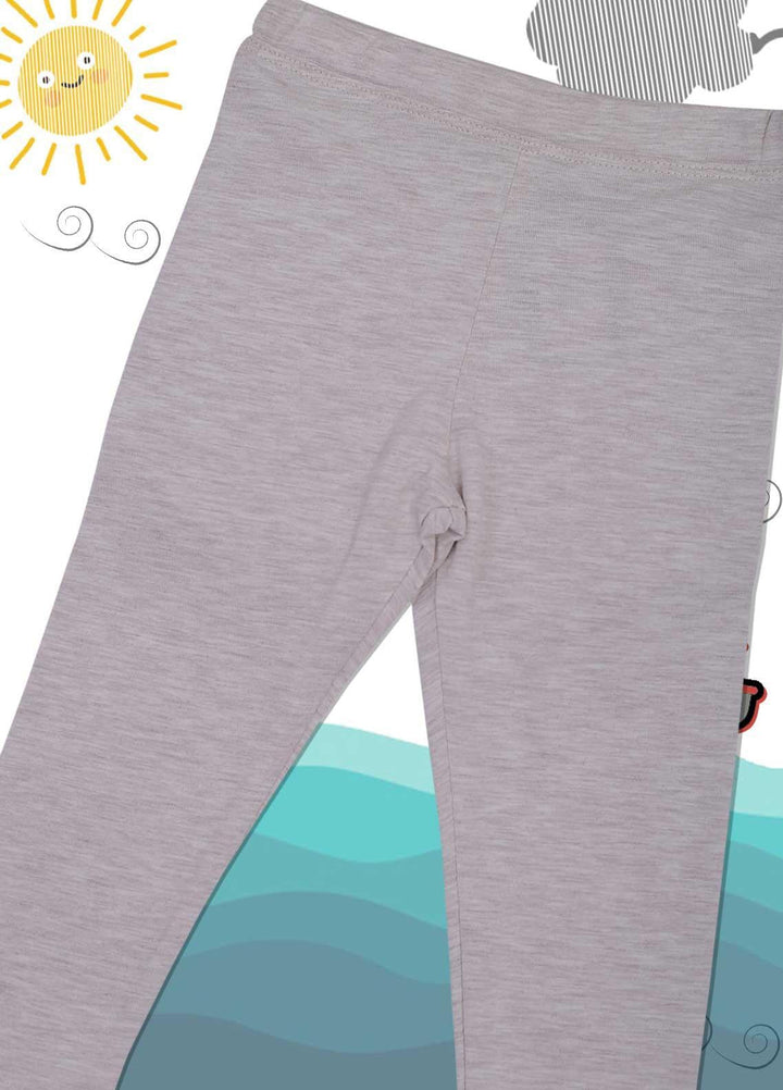 Sanaulla Exclusive Range Cotton Casual Girls Tight -  5262 Fawn