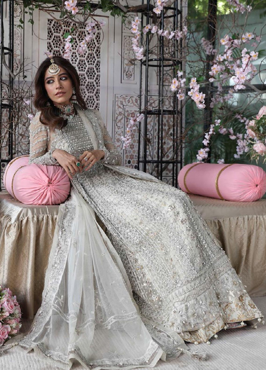 Neylan Design Gossamer by Zaha Embroidered Net Suits Unstitched 3 Piece ZKS22G D4 ...