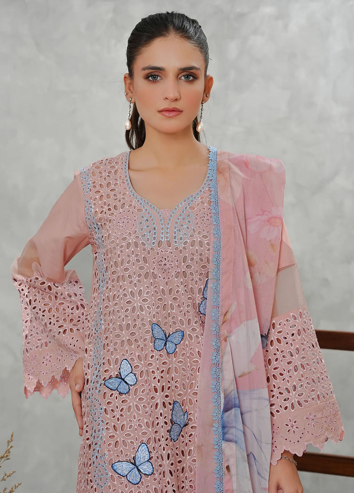 Grape Drape Pret Embroidered Lawn 3 Piece Dream Weaver