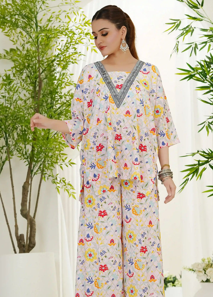 Grape Drape Pret Printed Swiss Lawn 2 Piece Suit Blossom Breeze