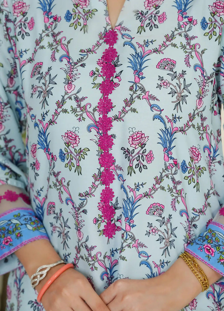 Grape Drape Pret Printed Swiss Lawn 2 Piece Suit Serene Petals