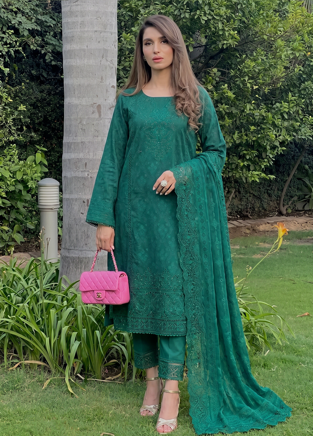 Venice by HZ Textiles Unstitched Embroidered Lawn 3 Piece Suit PEC - 3108 Festive Collection