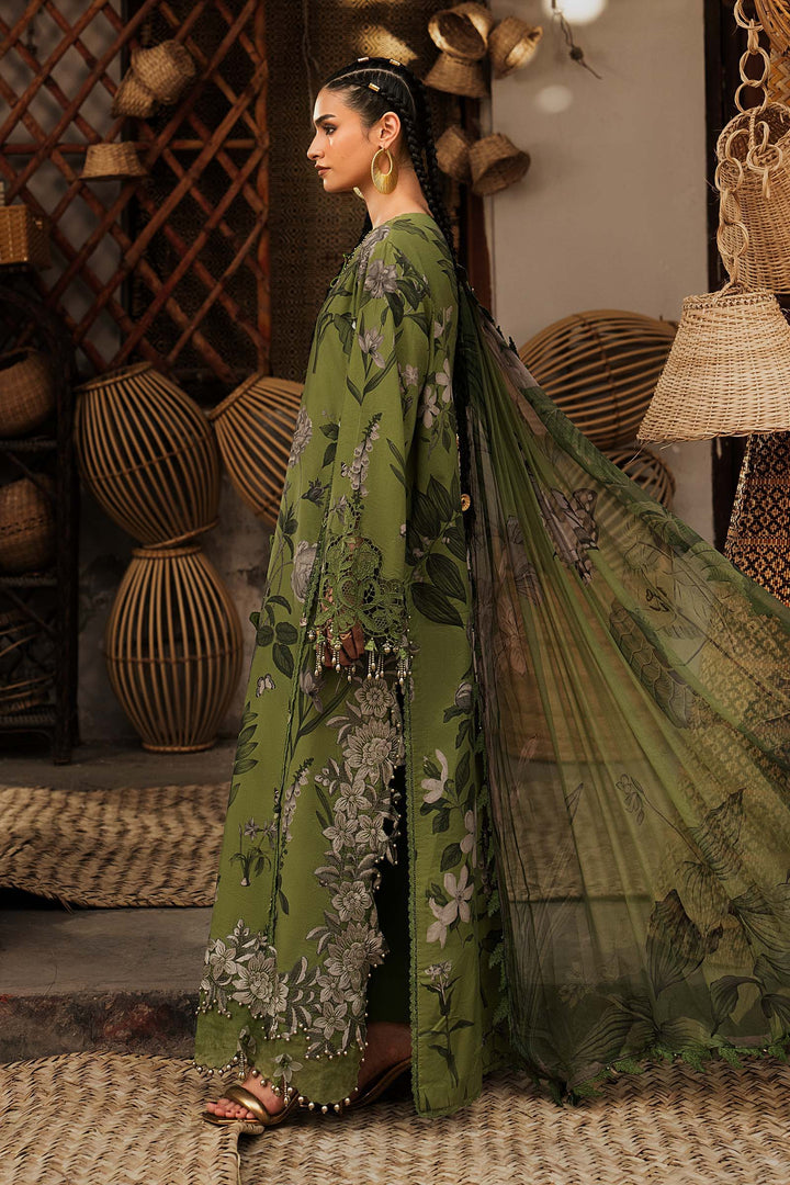 M Prints by Maria B Unstitched Printed Cambric 3 Piece Suit MB26UPC 9B - Casual Collection