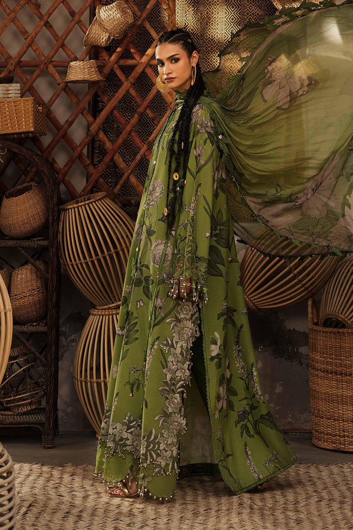 M Prints by Maria B Unstitched Printed Cambric 3 Piece Suit MB26UPC 9B - Casual Collection