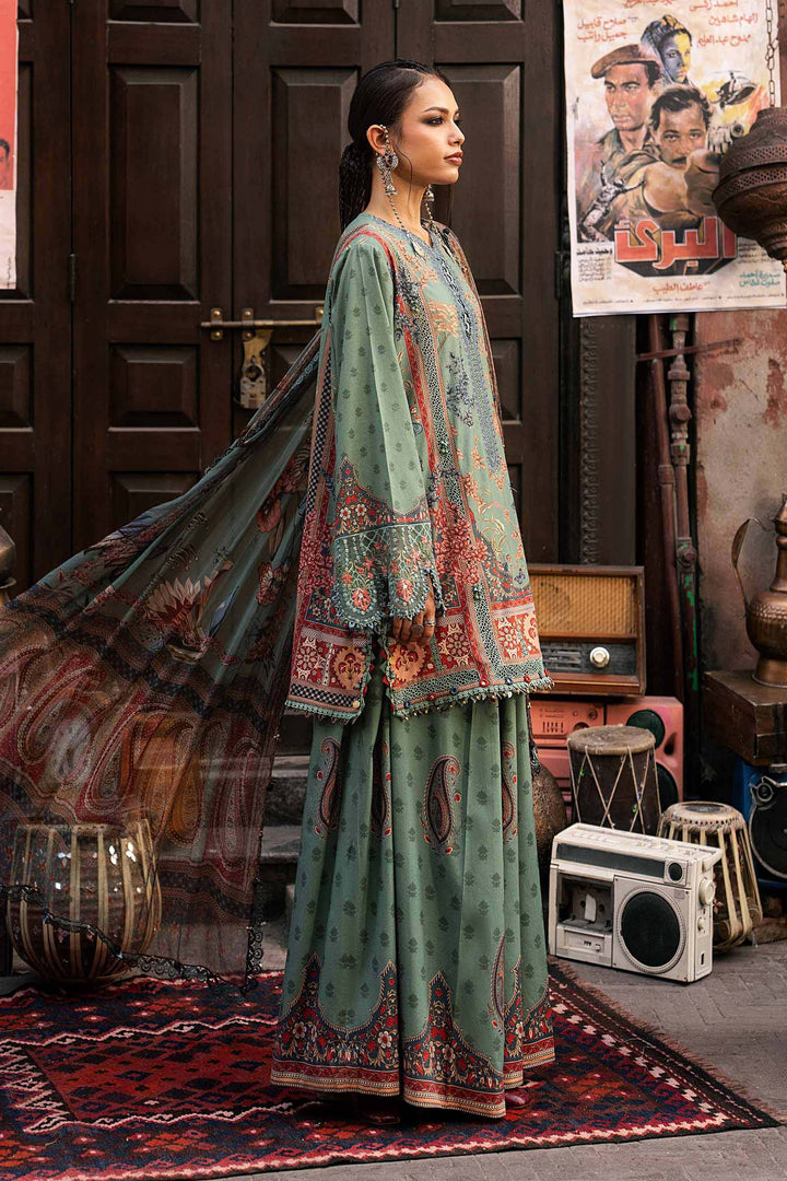 M Prints by Maria B Unstitched Printed Cambric 3 Piece Suit MB26UPC 2A - Casual Collection