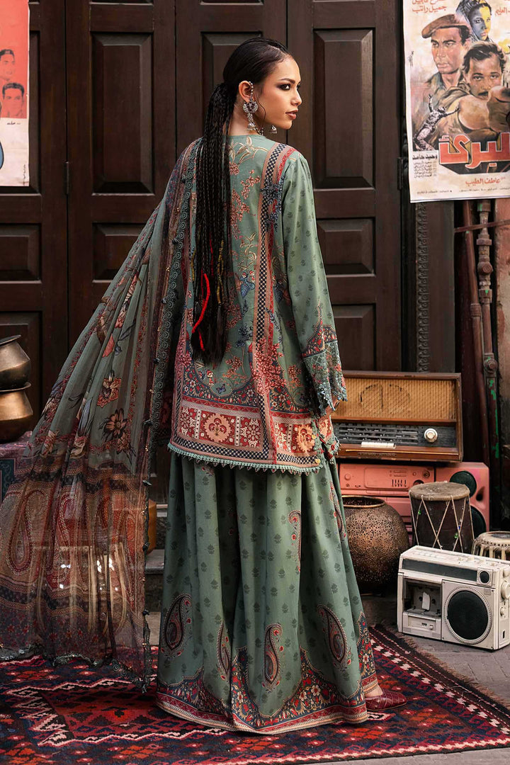 M Prints by Maria B Unstitched Printed Cambric 3 Piece Suit MB26UPC 2A - Casual Collection