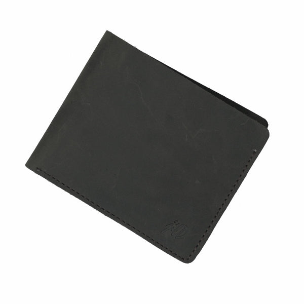 Vintage by Jild Mens Genuine Vintage Leather Wallet-CHARCOAL S2 - Wallets Collection