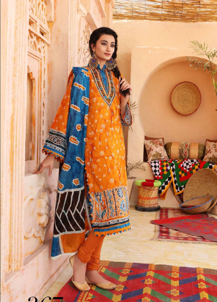Batik By Gul Ahmed Printed Lawn Suits Unstitched 2 Piece GA21B TL-367 - Festive Collection