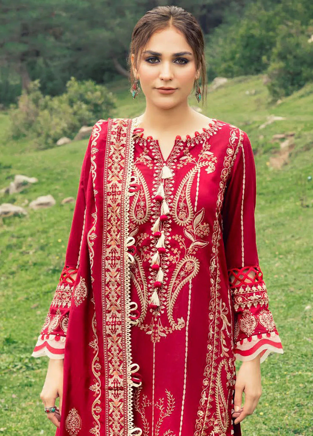 Gul Ahmed Winter Ladies Suit AP-42009 Sanaulla Store Gul Ahmed Winter Ladies Suit AP-42009 Sanaulla Store