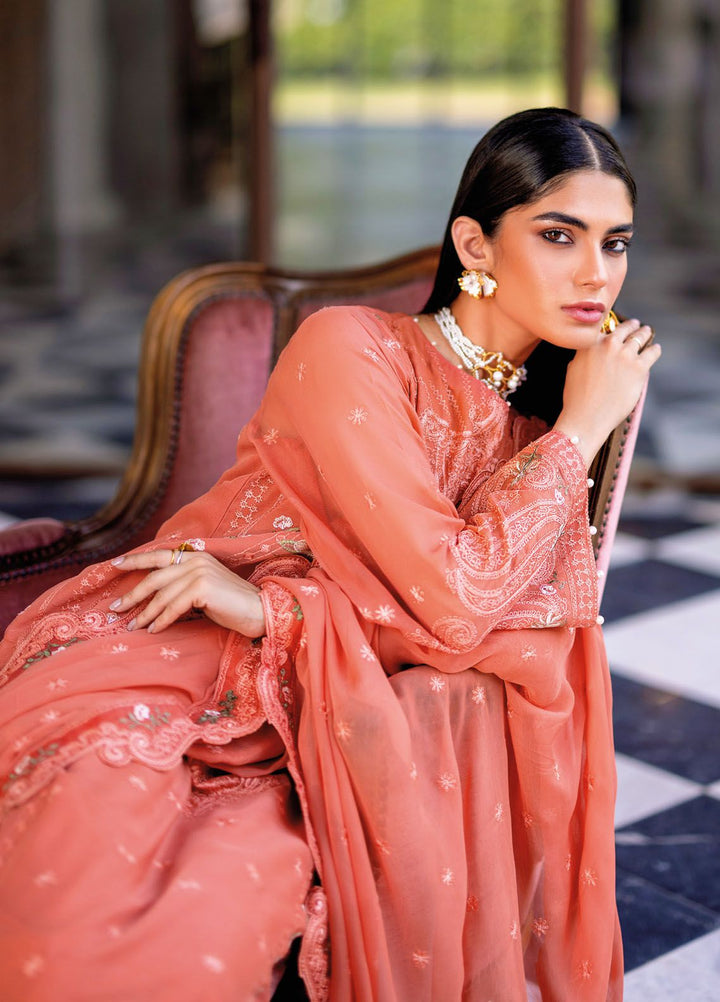 Gul Ahmed Embroidered Chiffon Suits Unstitched 3 Piece GA24LF FE-42016 - Festive Collection