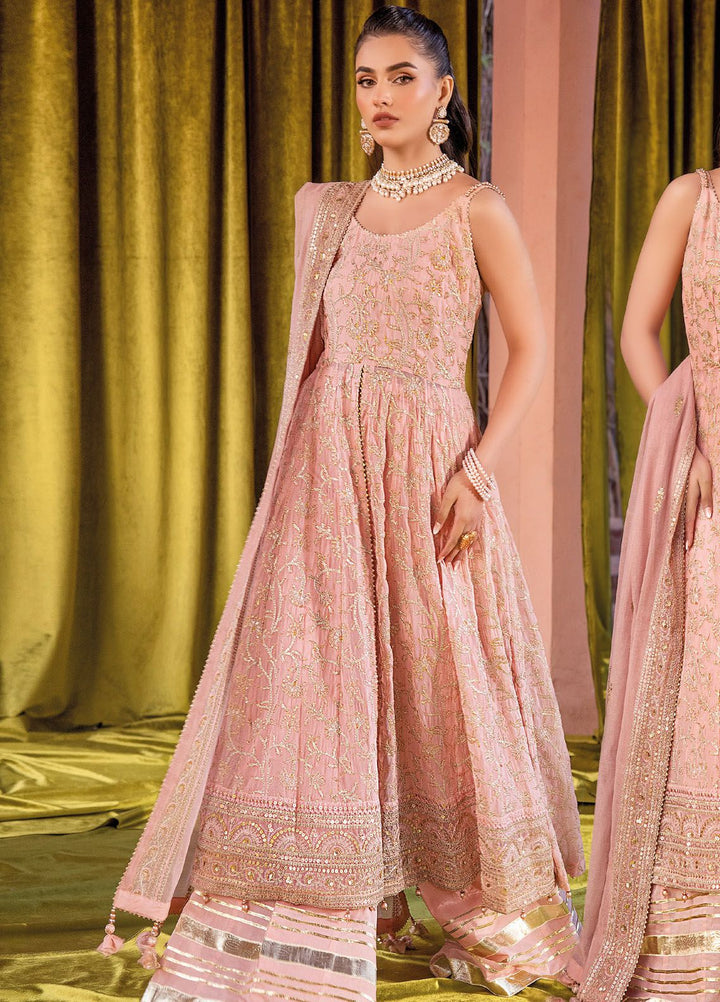 Gul Ahmed Embroidered Chiffon Suits Unstitched 3 Piece GA24LF FE-42081 - Festive Collection