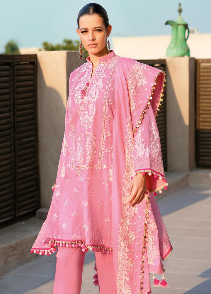 Gul Ahmed Embroidered Cotton Suits Unstitched 3 Piece GA24LF FE-42017 - Festive Collection