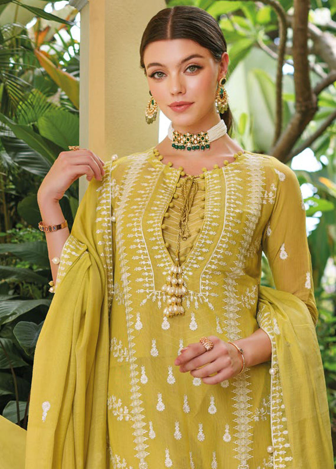 Gul Ahmed Embroidered Cotton Suits Unstitched 3 Piece GA24PS LE 42016 ...