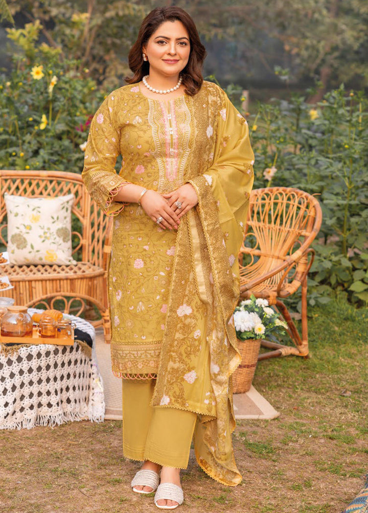 Gul Ahmed Embroidered Lawn Suits Unstitched 3 Piece GA24MT CL 42081 - Summer Collection