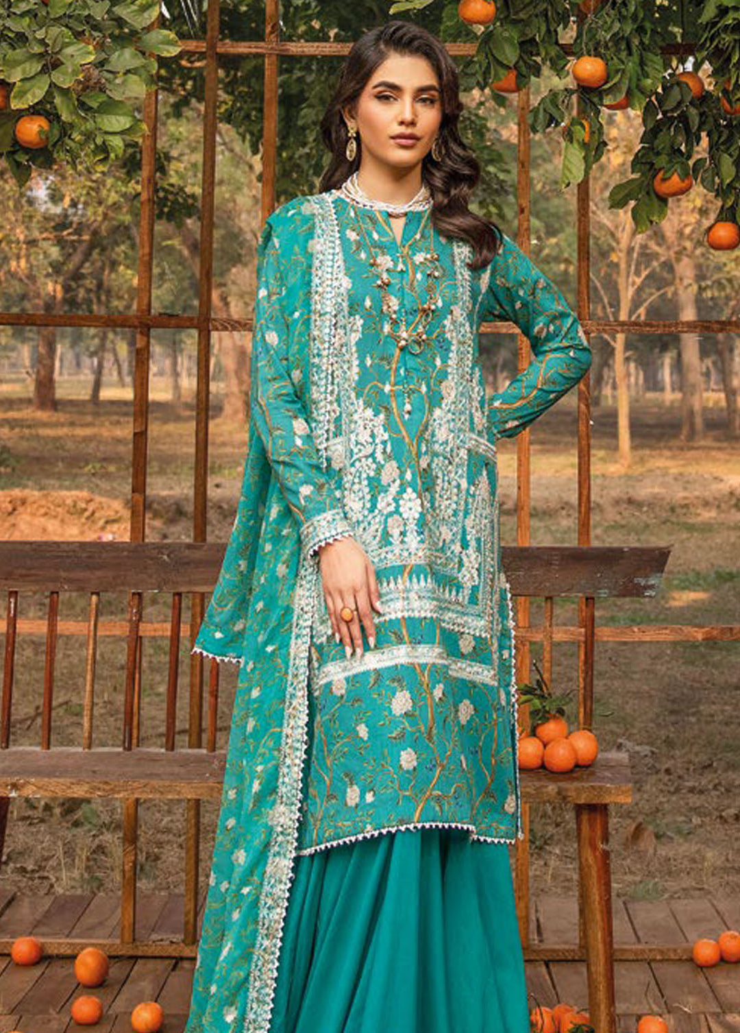 Gul Ahmed Embroidered Lawn Suits Unstitched 3 Piece GA24PS BCT 42004 ...