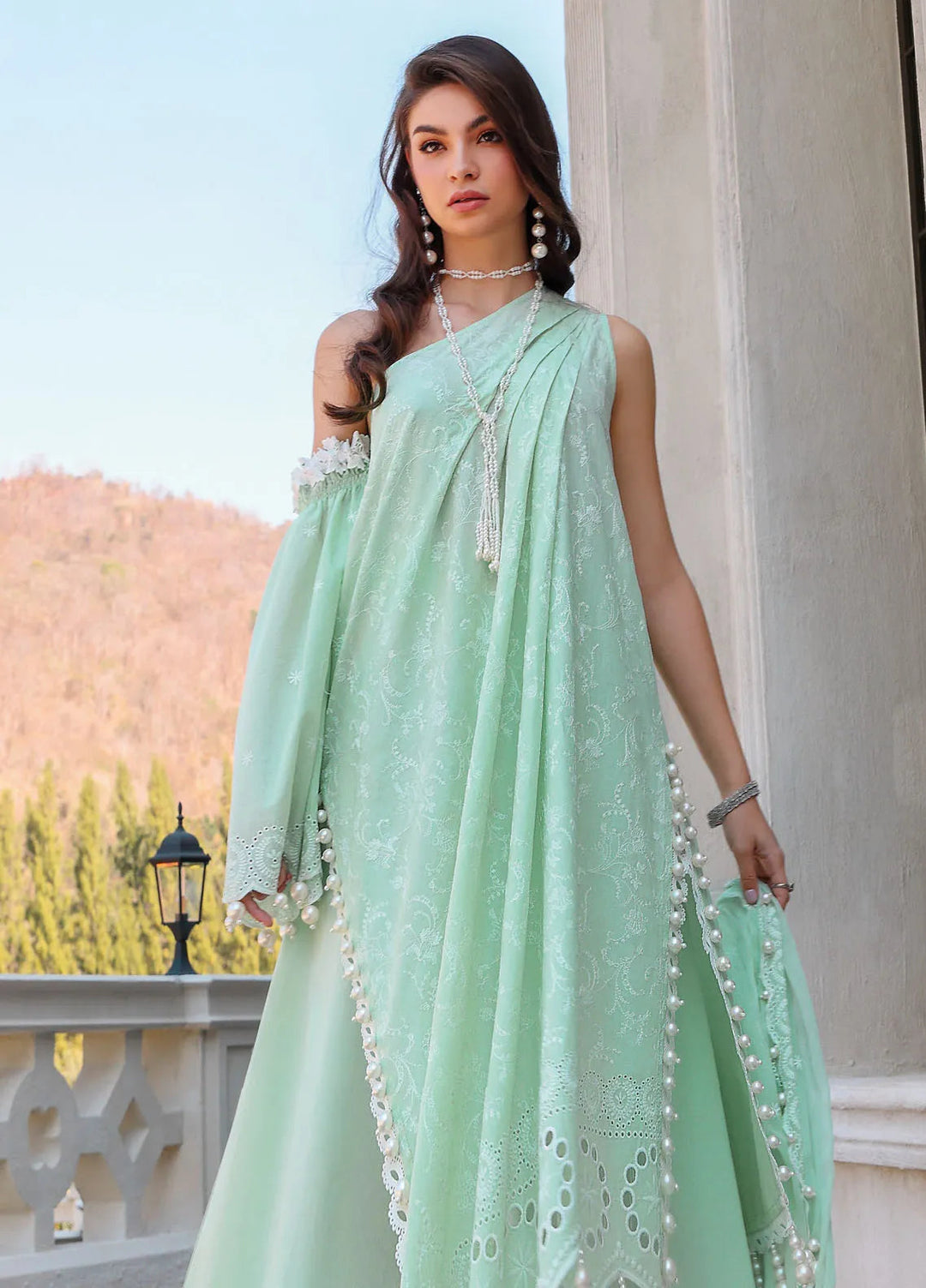 Gul Ahmed Embroidered Lawn Suits Unstitched 3 Piece GA25TJS PM-52050 - Summer Collection